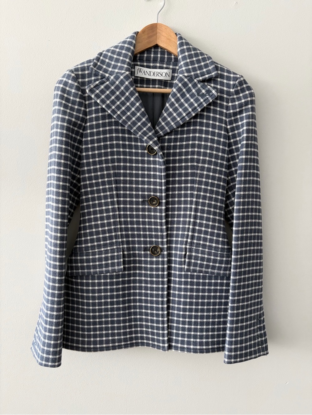 JW Anderson Wool Plaid Blazer